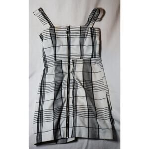 Forever 21 Plaid Zip Up Dress Junior Small
